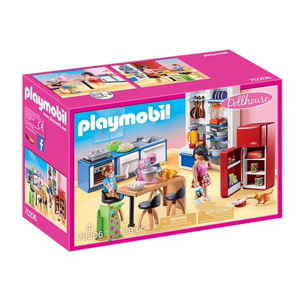 Playmobil 70206 Casa de Muñecas: Cocina familiar - Playmobil-70206