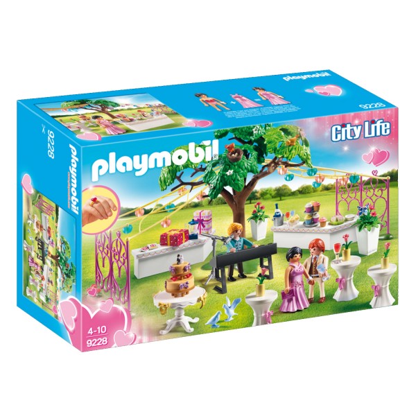 Playmobil 9228 City Life : Espace cocktail de mariage - Playmobil-9228