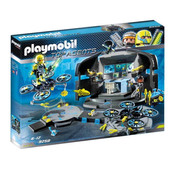 Playmobil 9250 Top Agents : Centre de commandement du Dr. Drone - Playmobil-9250