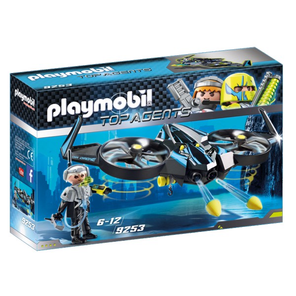 Playmobil 9253 Top Agents : Mega Drone - Playmobil-9253