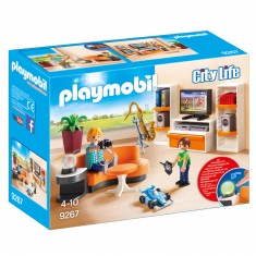 Playmobil 9267 City Life : Salon équipé