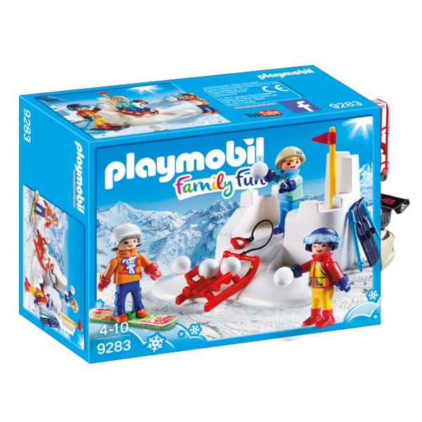Playmobil 9283 Family Fun : Enfants avec boules de neige - Playmobil-9283
