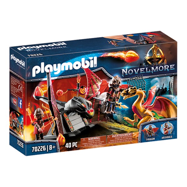Playmobil 70226 Novelmore : Burnham Raiders et dragon doré - Playmobil-70226