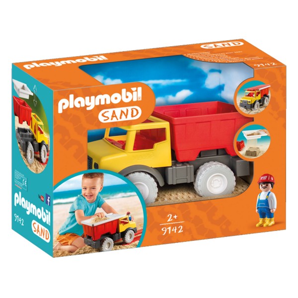 Playmobil 9142 Sand : Camion tombereau avec seau - Playmobil-9142