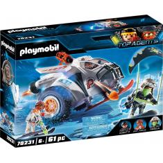 Playmobil 70231 Top Agents : Véhicule des neiges de la Spy Team