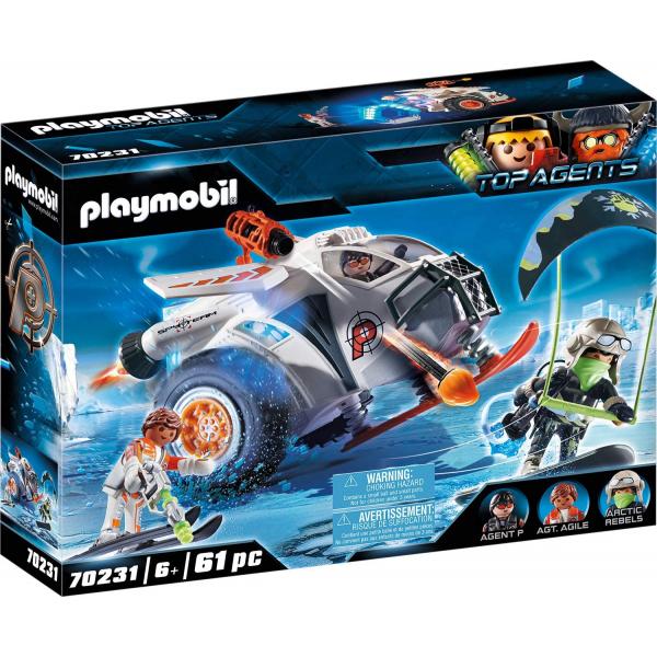 Playmobil 70231 Top Agents : Véhicule des neiges de la Spy Team - Playmobil-70231