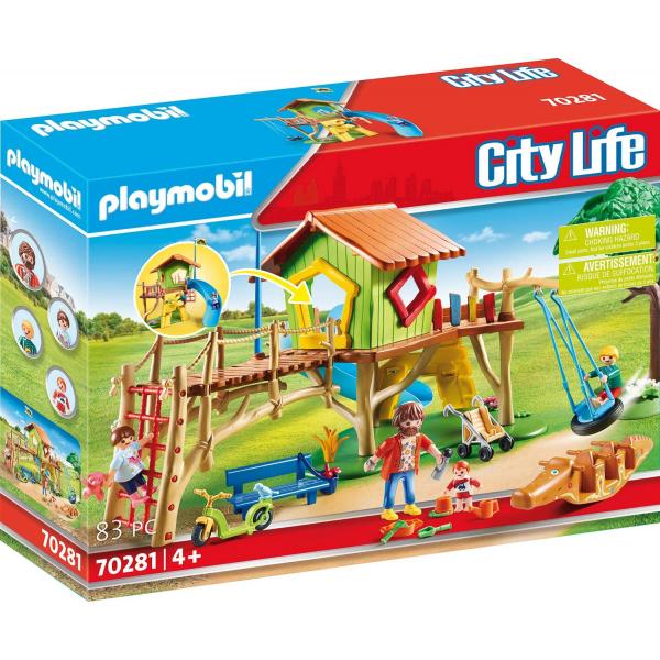 Playmobil 70281 City Life: Zona de juegos y niños - Playmobil-70281