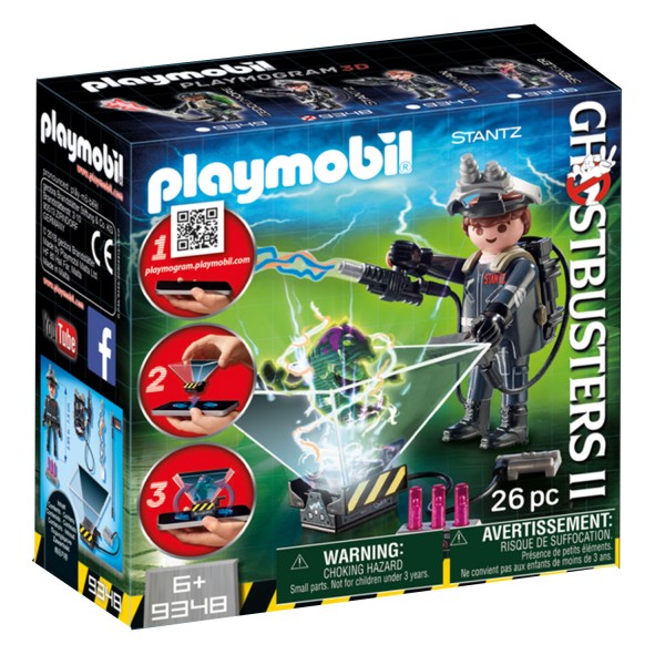 Playmobil 9348 Ghostbuster : Raymond Stantz - Playmobil-9348