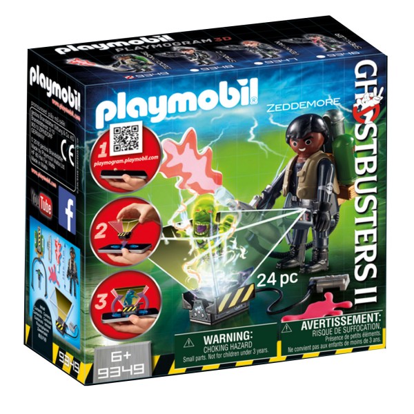 Playmobil 9349 Ghostbuster : Winston Zeddemore - Playmobil-9349