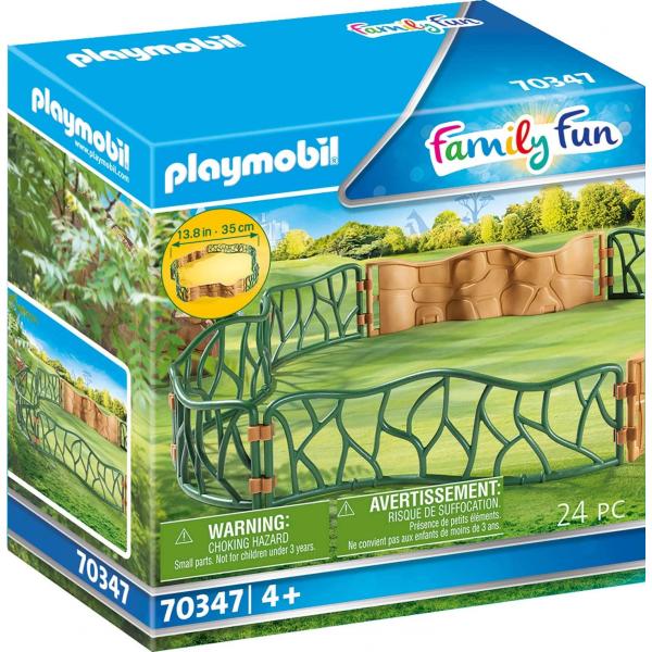 Playmobil 70347 Family Fun - Le parc animalier : Enclos - Playmobil-70347