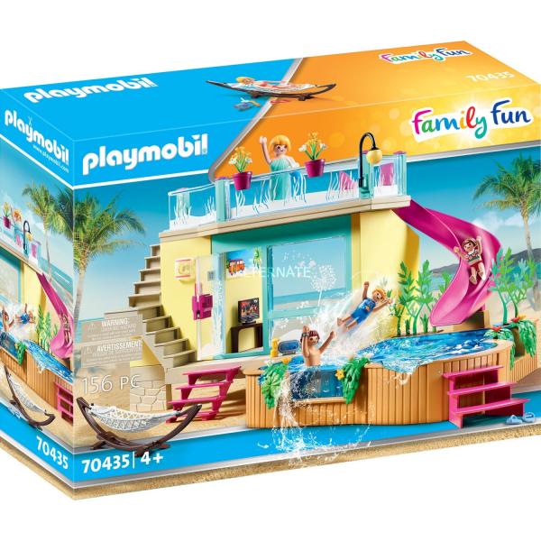 Playmobil 70435 Family Fun - Beach hotel : Bungalow avec piscine - Playmobil-70435