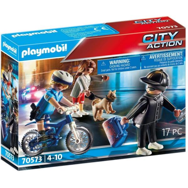 Playmobil 70573 City Action - The police: Police Officer and thief - Playmobil-70573