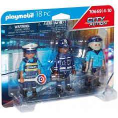 Playmobil 70669 City Action - Les policiers  : Police équipe de policiers