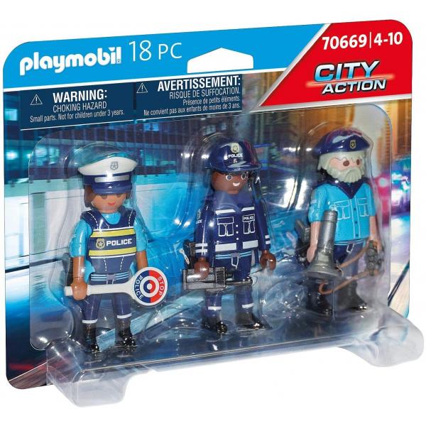 Playmobil 70669 City Action - Les policiers  : Police équipe de policiers - Playmobil-70669