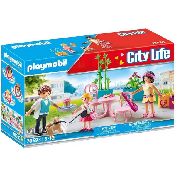 Playmobil 70593 City Life: Zona de cafetería - Playmobil-70593