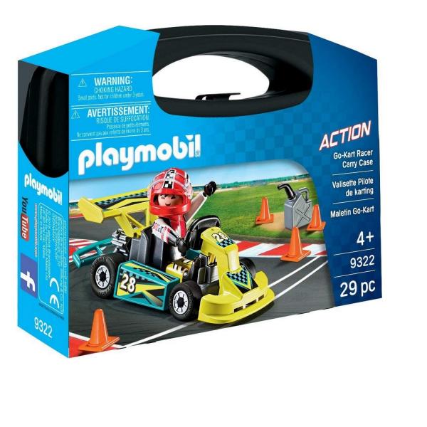Playmobil 9322 City Life : Valisette pilote de karting - Playmobil-9322