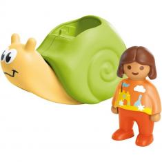 Playmobil Junior 71699 : Enfant avec escargot à bascule