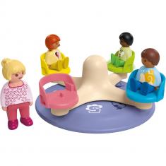 Playmobil Junior 71701 : Enfants et tourniquet