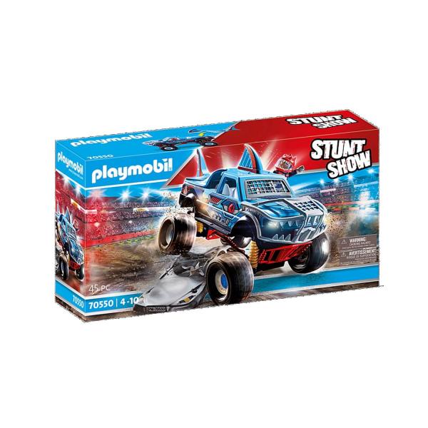 Playmobil 70550 Stuntshow : Stuntshow Monster truck de cascade Requin - Playmobil-70550