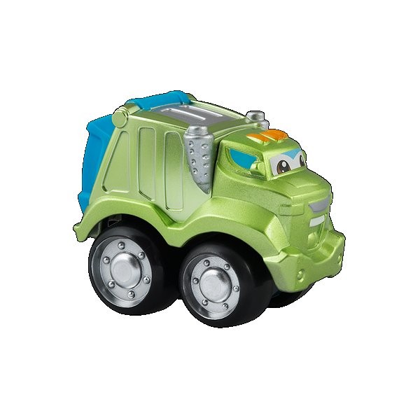 Camion en métal Chuck and Friends : Rowdy le camion poubelle - Hasbro-38761-38763