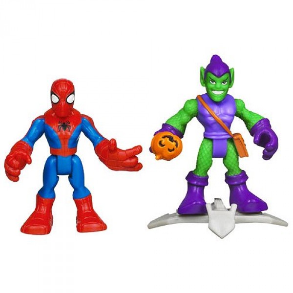 Figurines Spiderman Duo : Spiderman et le Bouffon Vert - Hasbro-37929-37930