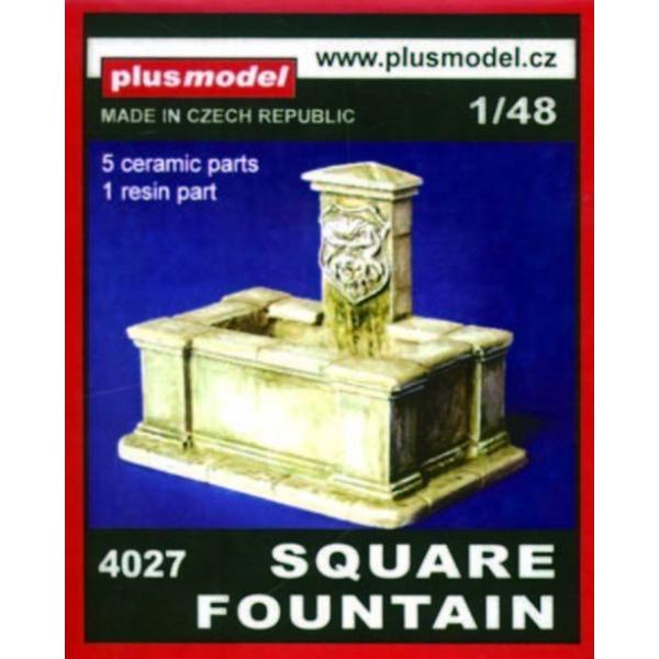 Brunnen Eckig - 1:48e - Plus model - 4027