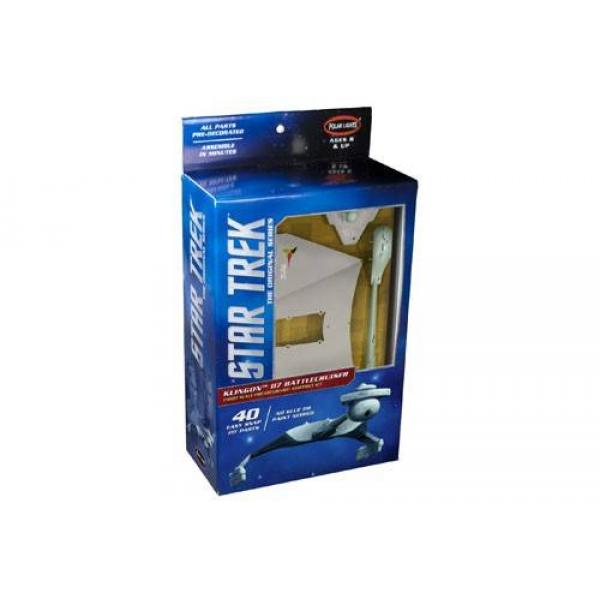 1:1000 Star Trek TOS Klingon D7 Window Box (Pre-decorated) (Snap Kit) Polar Lights - POL937