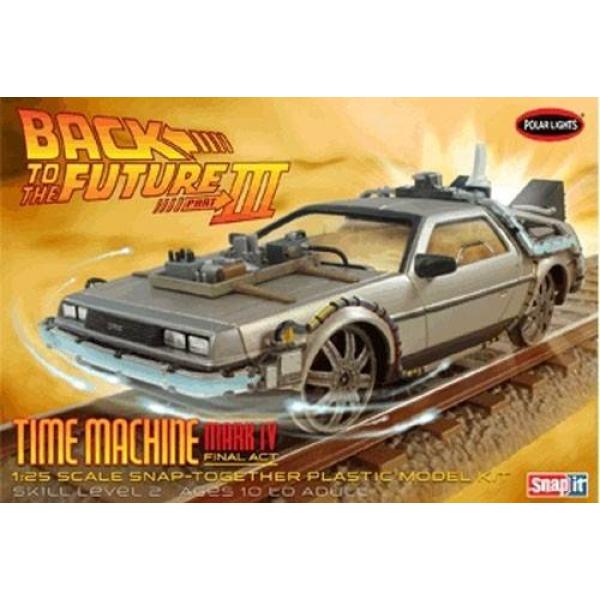 1:25 Back to the Future III Final Time Machine (Snap Kit) - POL932
