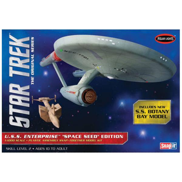 1:1000 Star Trek TOS U.S.S Enterprise Space Seed Edition (Snap Kit) Polar Lights - POL908