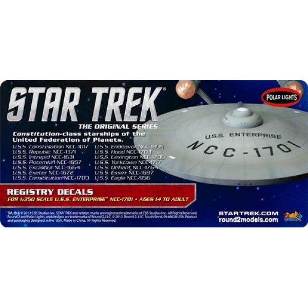 1:350 Star Trek U.S.S Enterprise Registry - MKA010