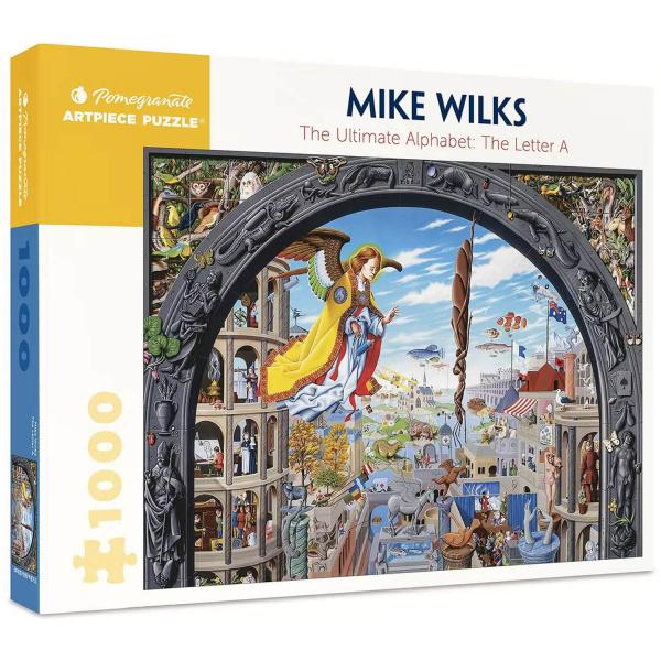 Puzzle 1000 pièces : L'Alphabet Ultime : La Lettre A, Mike Wilks - Pomegranate-AA922