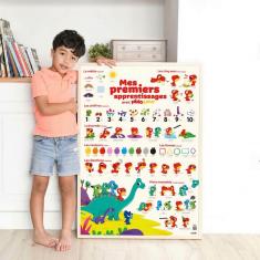 Poster pédagogique et stickers : premiers apprentissages