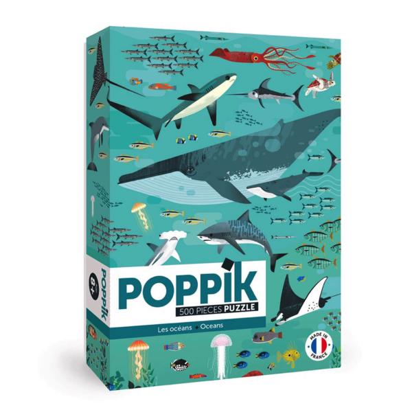 500 piece educational puzzle - Poppik-41115