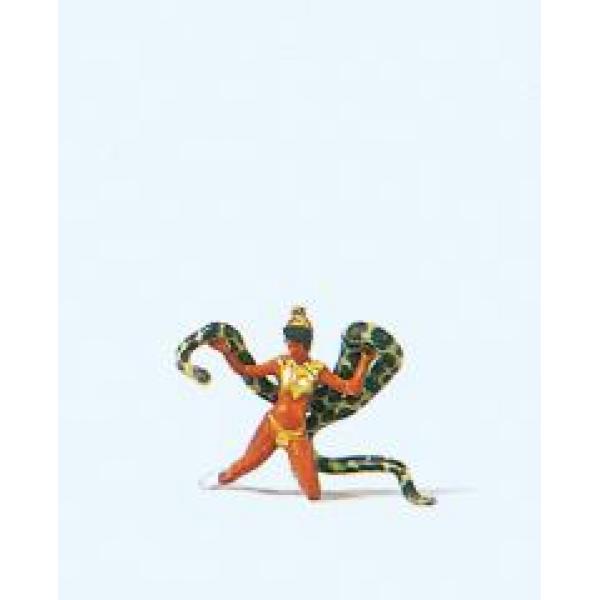 danseuse avec serpent Preiser 1:87 - T2M-PR29055