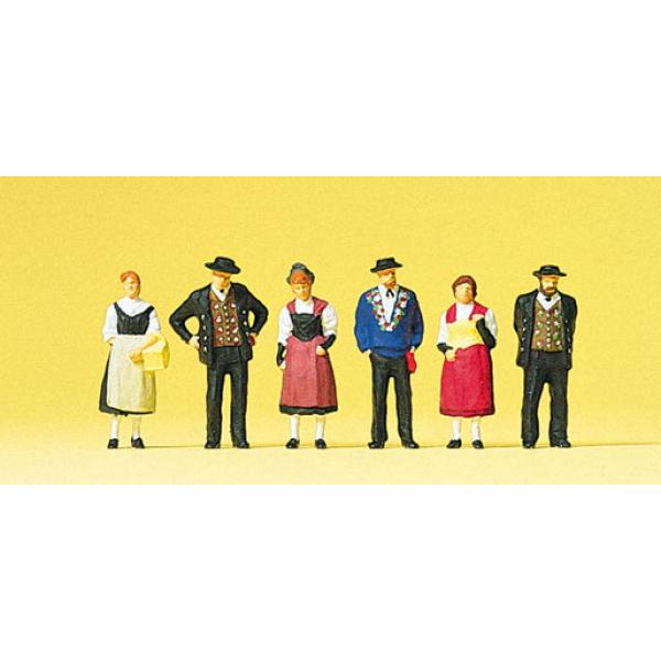 costumes nationaux Suisses Preiser 1:87 - T2M-PR10509