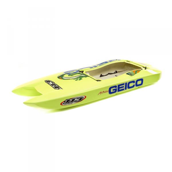 Hull with decals: Miss GEICO Zelos 36-inch Twin - PRB281085