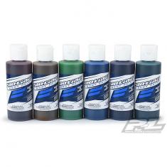 Proline RC Peinture Carrosserie - Candy Set Rouge - Yell - Gre - Bleu - Vio - Turq