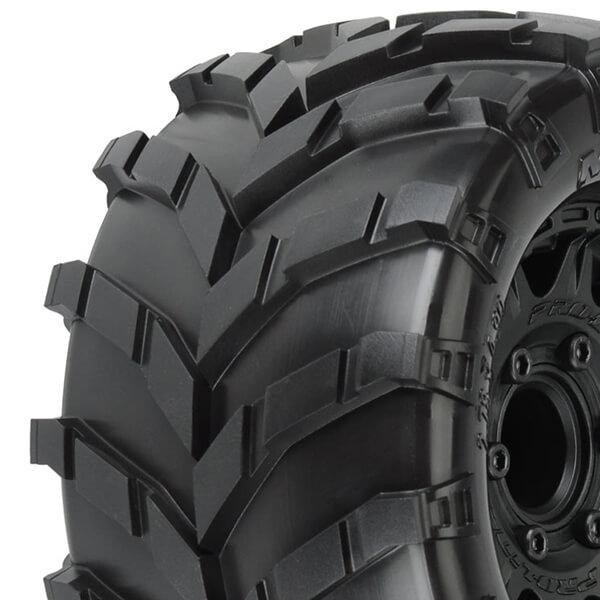 Proline Masher 2.8 All Ter. Tyres On Raid 6X30 Blk Wheels - PRO119210