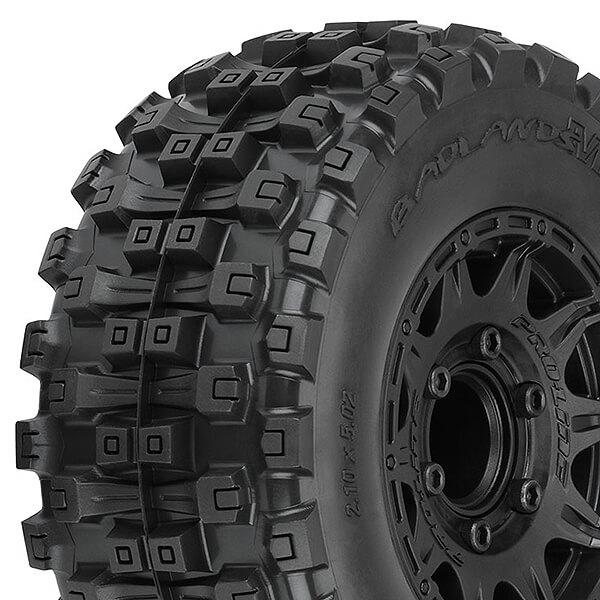 Proline Badlands Mx28 Hp 2.8" Belted Tyres On Blk 6X30 Hex - PRO1017410