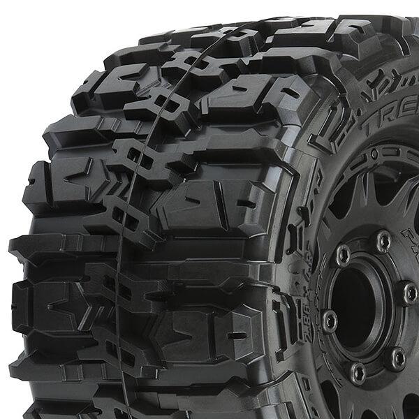 Proline Trencher Hp 2.8 Belted Terrain Tyres On Blk 6X30 Hex - PRO1016810