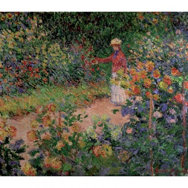 Puzzle d'art en bois 150 pièces Michèle Wilson - Monet : Le Jardin de Monet - PMW-A979-150