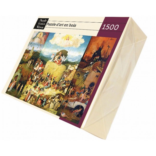 Puzzle d'art en bois 1500 pièces Michèle Wilson - Bosch : La charrette de foin - PMW-A373-1500