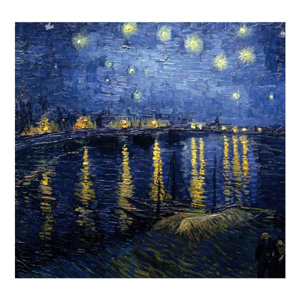 Puzzle d'art en bois 30 pièces Michèle Wilson - Van Gogh : La nuit étoilée - PMW-Z53