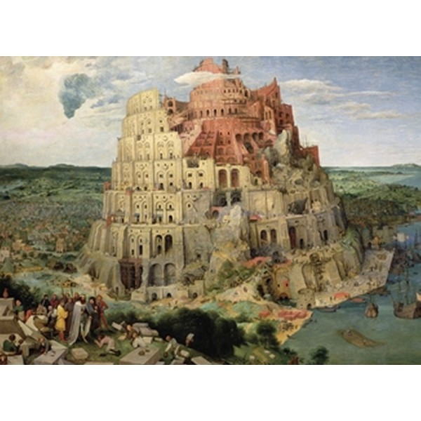 Puzzle d'art en bois 80 pièces Michèle Wilson  -  Brueghel : La Tour de Babel - PMW-A516-80