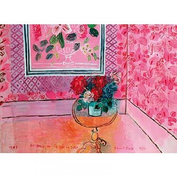Puzzle d'art en bois 80 pièces Michèle Wilson - Dufy : La vie en rose - PMW-A927-80