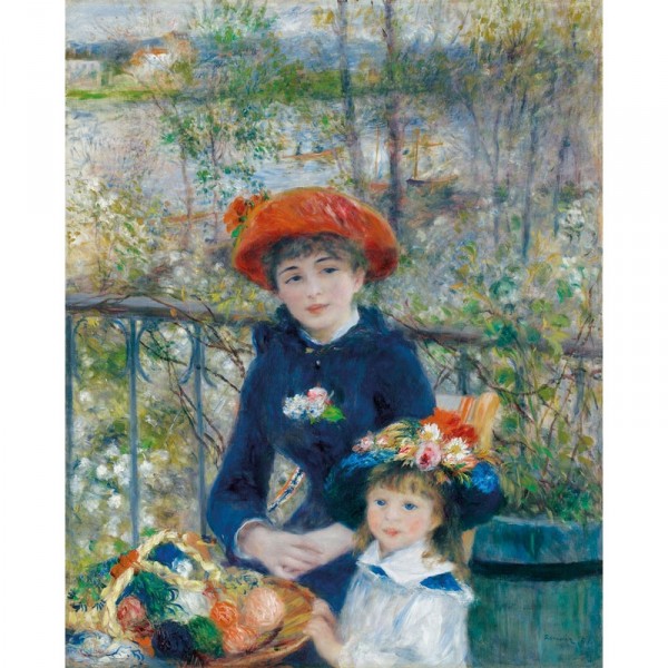 Puzzle en bois Art Maxi 12 pièces : Renoir : Deux soeurs - PMW-W164-12