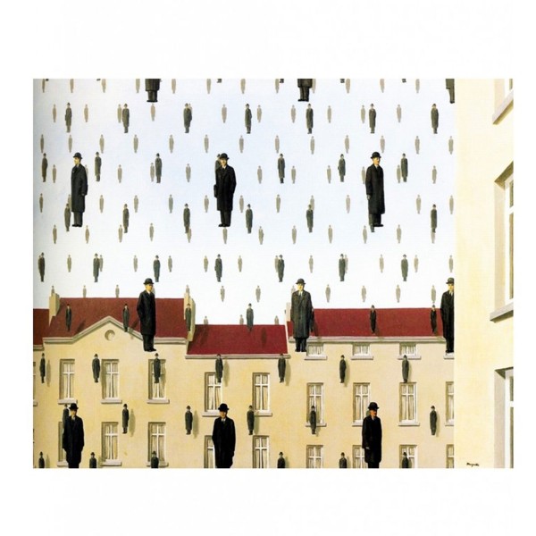 Puzzle d'art en bois 80 pièces Michèle Wilson : Golconde - Magritte - PMW-A550-80
