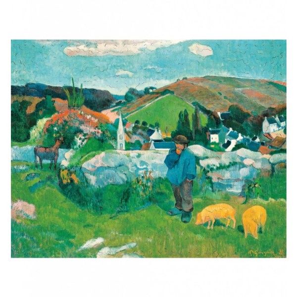 Puzzle d'art en bois 500 pièces Michèle Wilson : Le Porcher - Gauguin - PMW-A462-500