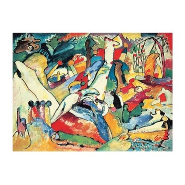 Puzzle d'art en bois 500 pièces Michèle Wilson : Composition II - Kandinsky - PMW-A495-500