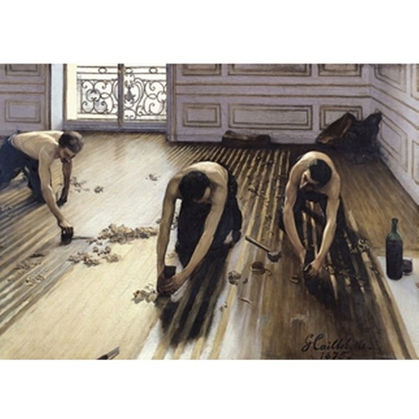 Wooden art puzzle 300 pieces Michèle Wilson-Big pieces -Caillebotte: The floor planers - PMW-H817-300